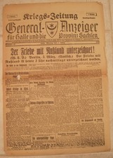 Der Friede mit Russland im