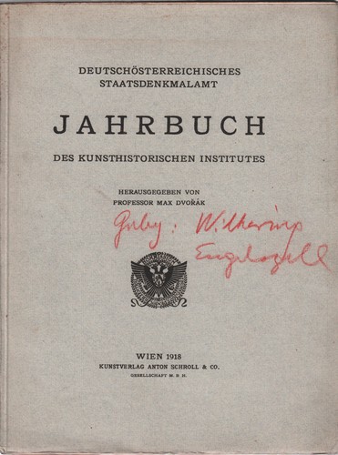 Jahrbuch des kunsthistorischen - jahrbuch,