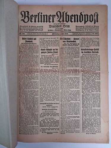 Berliner abendpost 150 301 - abendpost, 150-301