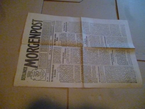 Berliner morgenpost - berliner, v