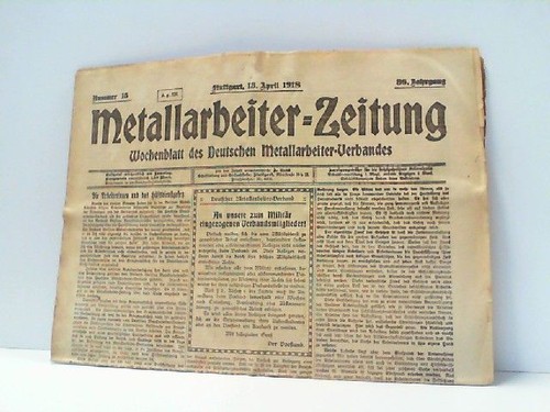Metallarbeiter zeitung nr - metallarbeiter-zeitung.,