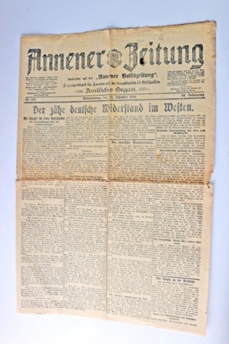 Zeitung annener nr - "annener,